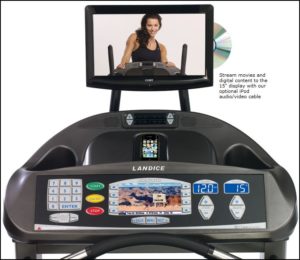 Landice l7 cardio Trainer Treadmill Console