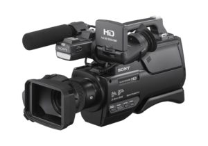 Sony HRX MC2500 shoulder mount video camera