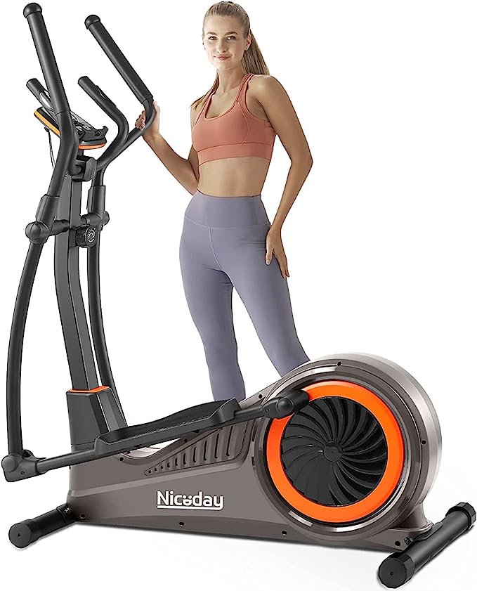 Niceday Elliptical Machine, Elliptical Trainer for Home with Hyper-Quiet Magnetic Driving System,