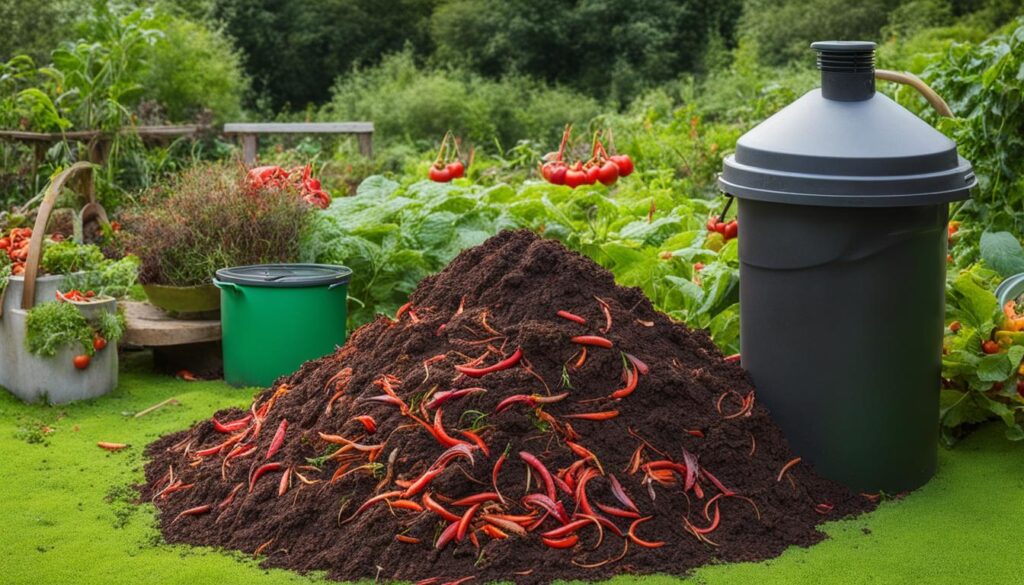 composting kitchen and garden waste
