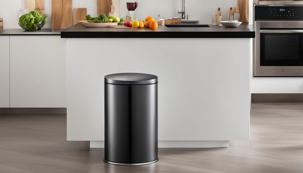 metal trash can for home use