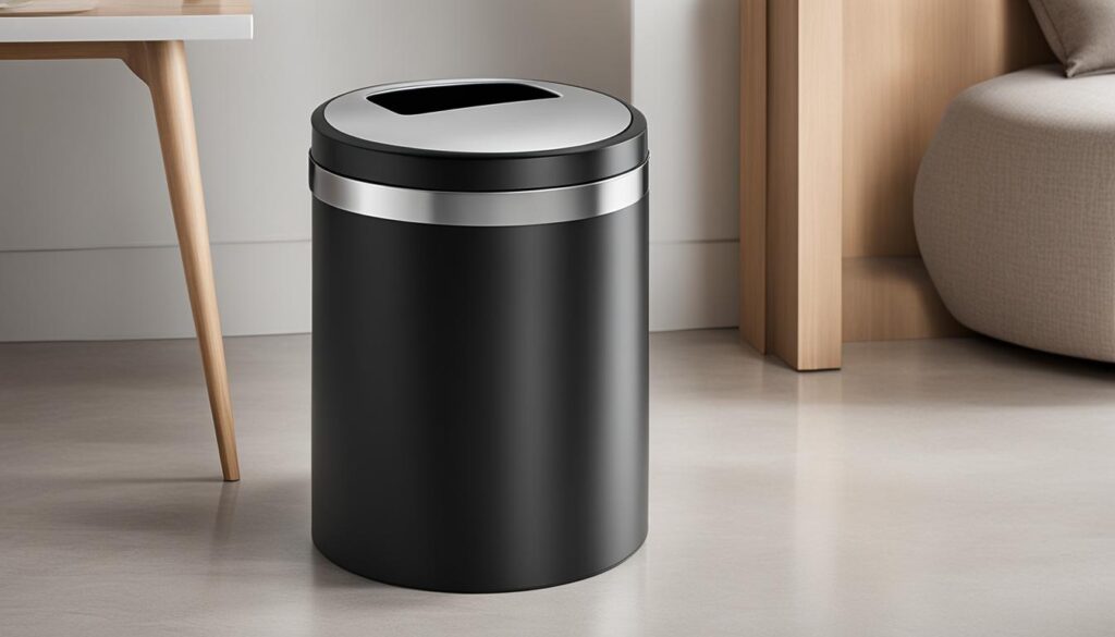 metal trash can for home use