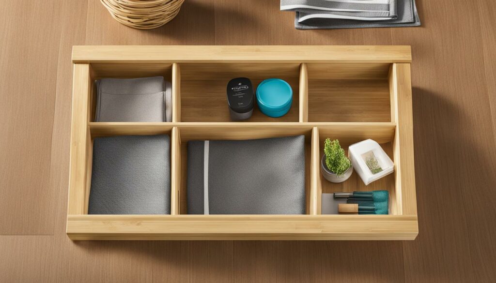 Household Essentials Grey Drawer Organizer Box